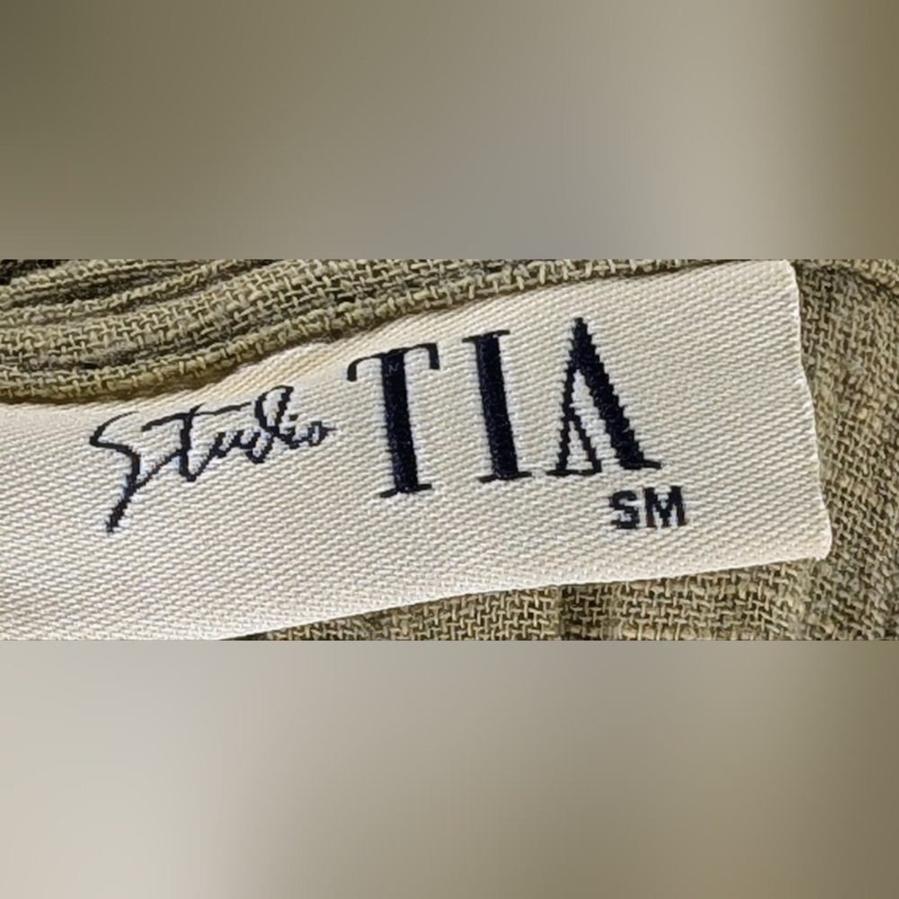 Studio Tia Aurora Dress (Olive) S/M - Picture 6 of 6